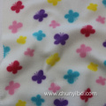 100 Polyester Coloful Butterfly Pattern Both Side Brushed Print Polar Fleece Fabric for Sofa Coat